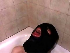 Masked freak gets a wild femdom treatment from bossy beauty in sexy lingerie