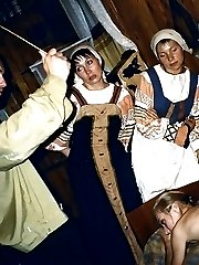 Three school girls mercilessly caned with their knickers down - swollen and blistered buttocks