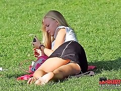 Sexy girls upskirts caught by camera