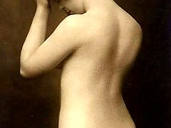 Vintage girls posing naked