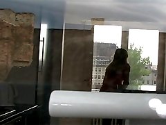 Voyeur of teen girl changing clothes
