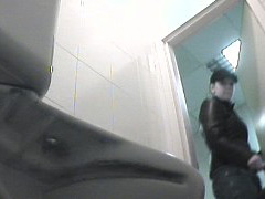 Girls and oldies exposed to spy cam in public loo