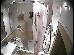 Shower hidden cam films a lovely girl