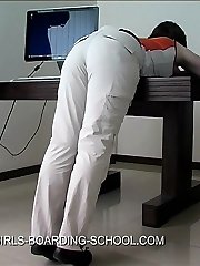 Swollen butt cheeks and hot tears for a young Cutie