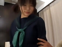 Horny Japanese slut Hina Komatsu in Unbelievable Interracial, Fingering JAV clip