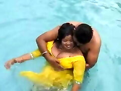 Desi swimming pool fun