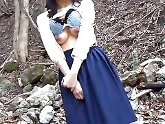 I Picked Up an Senior Lady in the Countryside and Enjoyed Outdoor Lovemaking! - Part.1