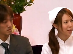 Rino Asuka groans while being dicked in missionary position