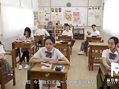 Model tv - nice asian teen get fuck in the classroom