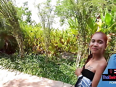 Fat ass Thai girlfriend sucks and rides her hung boyfriend after a day out
