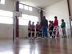 A certain girls's school volleyball pub in Tokyo is holding a training camp! The coaches are having all the fuck-fest they want 4