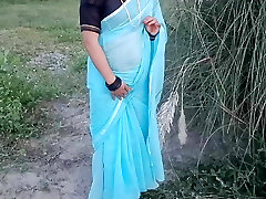 The neighbor had drilled with Bhabhi. Challenged from the flower garden.