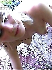 Young couple having fuck-picnic in hot outdoor hardcore action