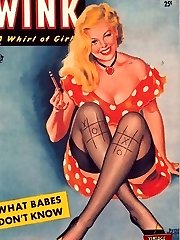 Several vintage porn covers