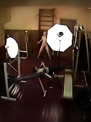 Amazing gym voyeur clips of adult shooting