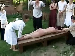 Punished cutie - birching Punished cutie - birching