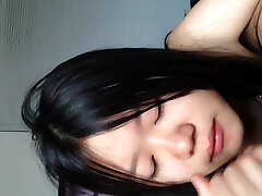 Lovely Chinese GF's dirty hook-up, blow job, body licking