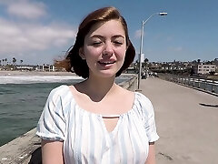 BANG Real Teenagers Aria Sky just turned 18 and is prepped to fuck
