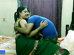 Hot Milf aunty penetrating with two stepbrother! Nokrani se payer!