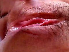 My Candy J - Extreme Close-up Clittie! Eating Amazing Young Unshaved Squirting Pussy. 8 Minute