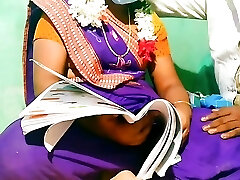 indian beauty teachar studend having fuck-fest in home