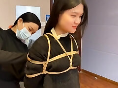 Tried Bondage With Chinese Student