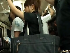 Hardcore Public Orgy at the Bus
