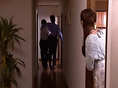 Slutty chick takes on her bosses' dick making her take a few cum shots