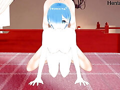 Cumming in Rem Butthole Re Zero Hentai Uncensored
