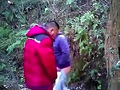 Chinese mature cub man suck cock