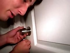 Threesome copulating on college room