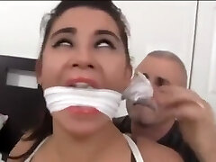 Sexy MILF really likes being tied up