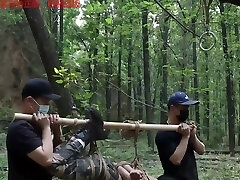 Dame Captured Bound In A Forest(2)