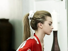 Extremely tiny and flexible teen with smallish framework Sonya Extremely tiny and flexible teen with smallish framework Sonya