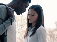 Svelte pale girlfriend Emily Willis is blessed every time she rides intense BBC