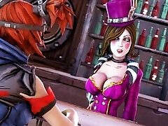 Mad Moxxi penetrated with strap-on
