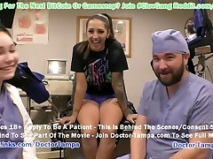 $clov stefania mafras gyno exam dal medico tampa & infermiera lenne lux su pov telecamere @ girlsgonegynocom