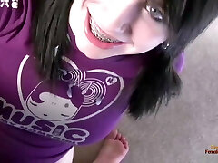 Busty brunette schoolgirl craving his warm cum Busty brunette schoolgirl craving his warm cum