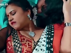 Indian Milf With Big Boobs And Hairy Bhabhi Having Sex With Watchman With Ample Pecker