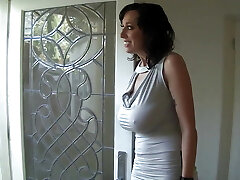 Alia Janine tosses the salads of Christian as he nails her Alia Janine tosses the salads of Christian as he nails her