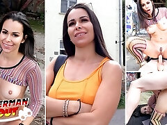 GERMAN SCOUT - PUBLIC ANAL SEX Casting WITH JESSY JEY