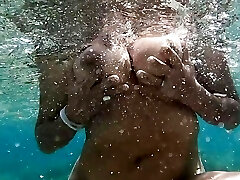 naughty kayaking with a follower masturbate on the beach