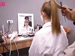 Towheaded hot sexy OL wife with stockings cheating with her boss Towheaded hot sexy OL wife with stockings cheating with her boss