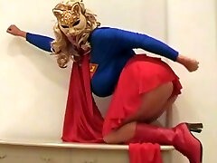 Saggy huge boobs and magnificent fat ass of my Supergirl