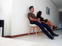 Flash cock and blowing dick at hospital