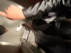 Messy Inhale Footjob And Rimming After Public Flashing And Risky Elevator Blowjob