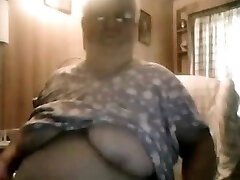 Webcam show from BBW Grannie