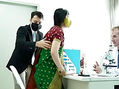 Indian Desi Girl Fucked by her Big Pink Cigar Doc ( Hindi Drama )