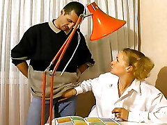 Platinum-blonde teen from France gets smashed by two hard rods Platinum-blonde teen from France gets smashed by two hard rods