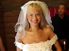 Gang-fuck with big busty bride Gang-fuck with big busty bride